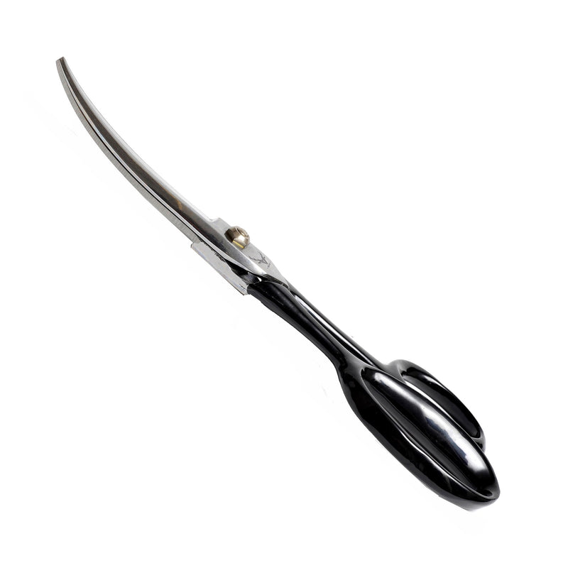 10 Curved Shears Chrome Polished- Right or Left Hand – curlsponge