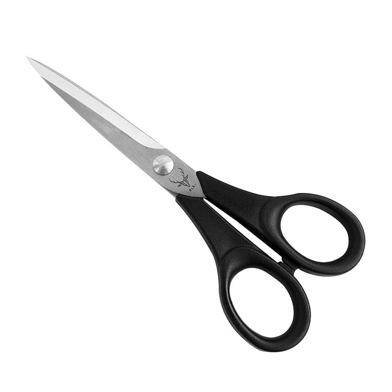 6 STAINLESS SCISSORS PLASTIC HANDLED